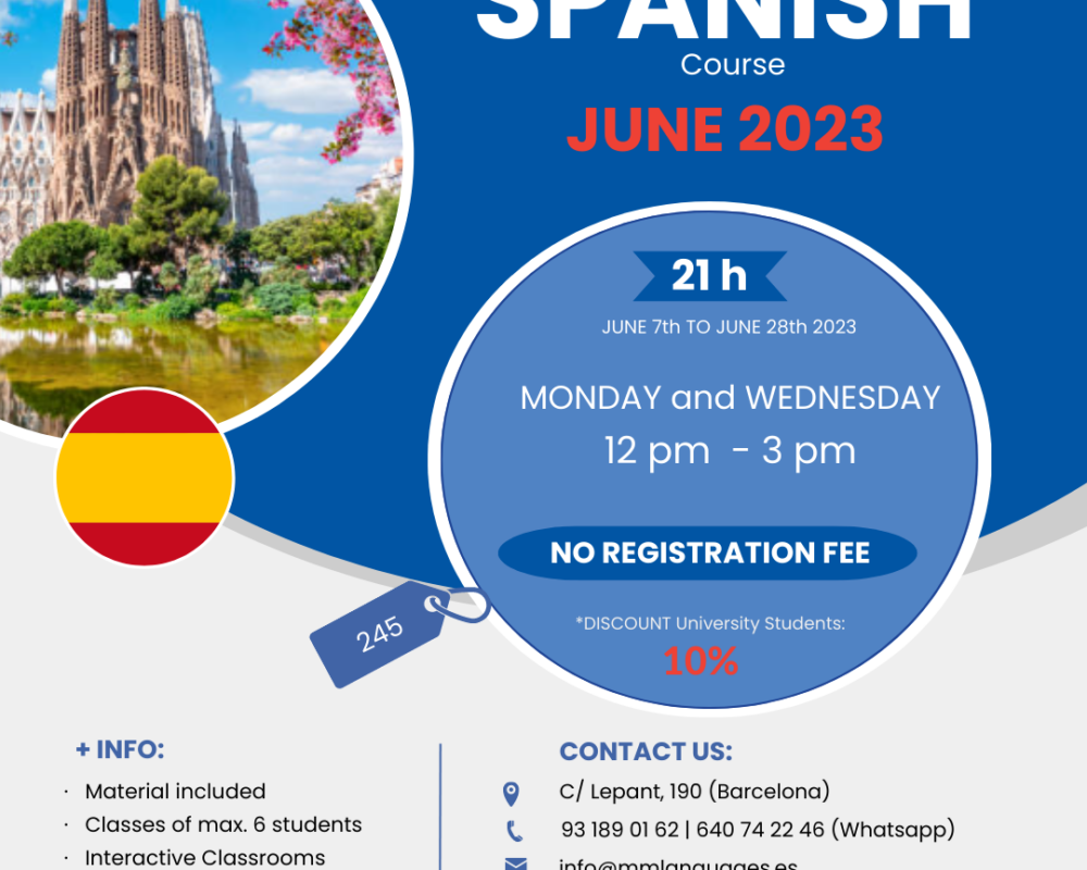 June 2023 - Spanish Courses
